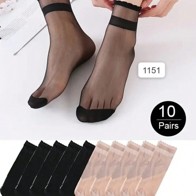 ⁦جوارب نسائية 10 ازواج⁩ - الصورة ⁦5⁩