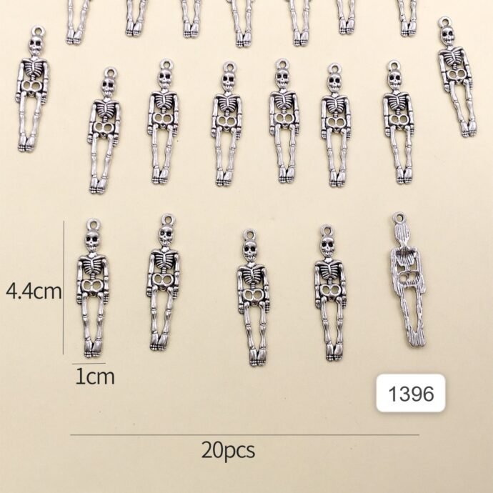 ⁦قلادة هيكل عظمي 20 قطعة⁩ - الصورة ⁦3⁩